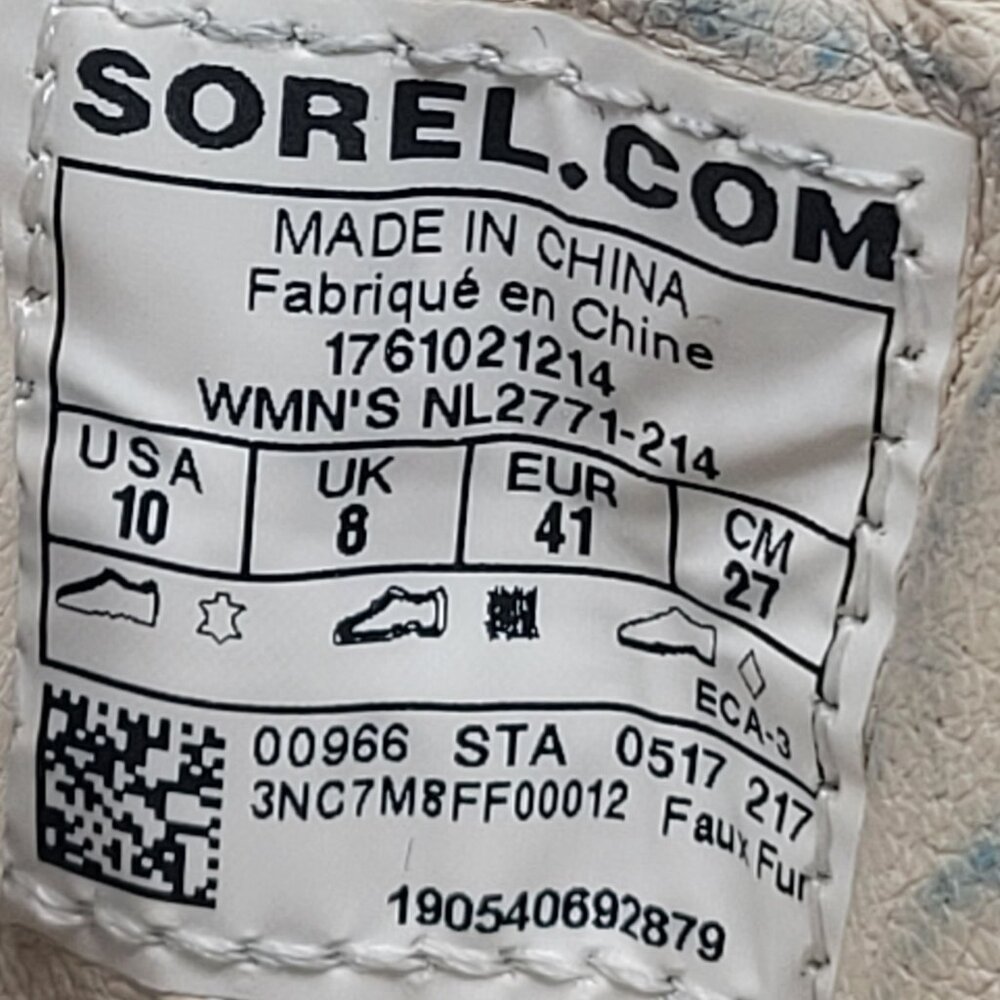 Sorel Conquest Holiday Women's Taupe Wedge Boots NL2771-2714 US Size 10 - Picture 11 of 11
